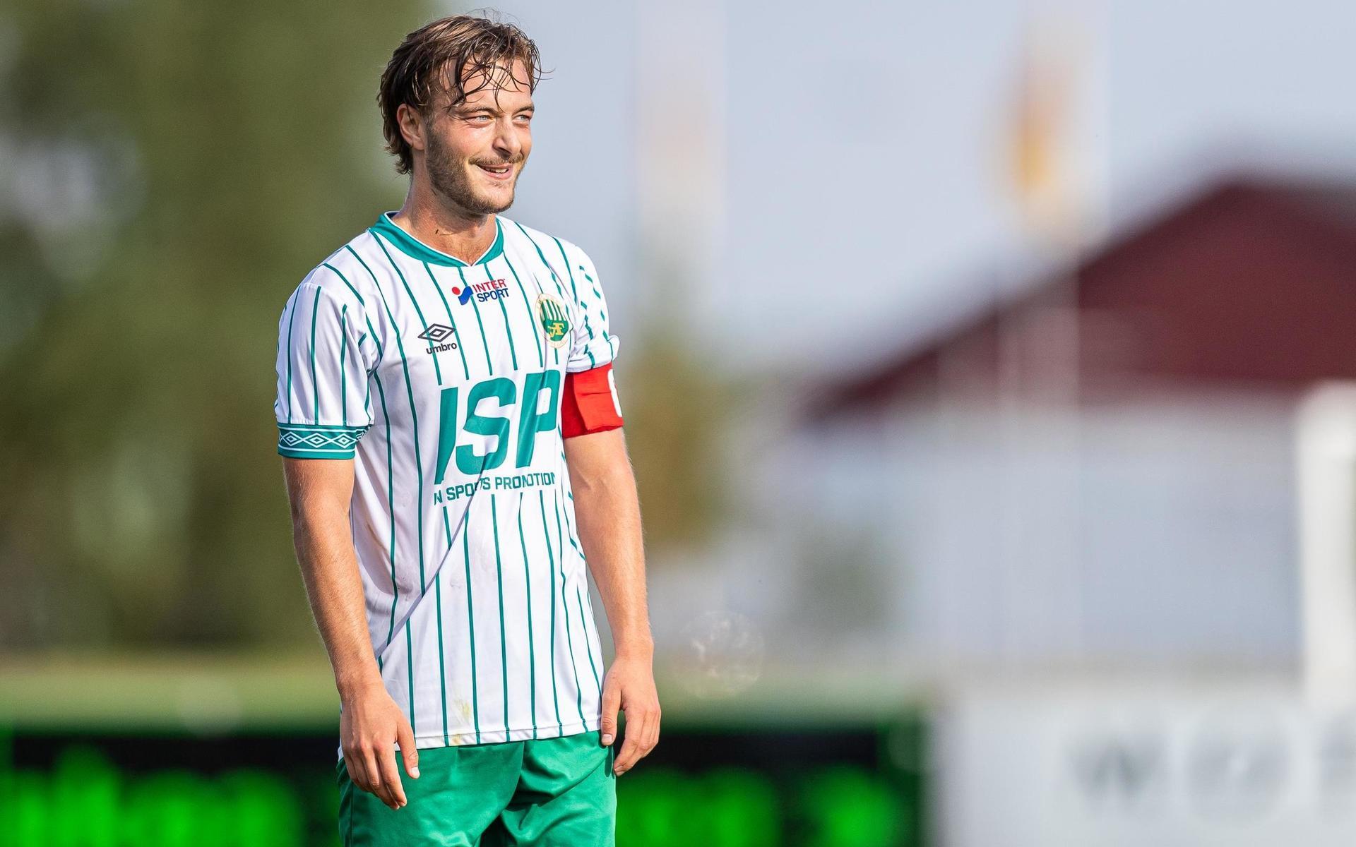 Hampus Furublad har lett sitt Västra Frölunda med kaptensbindeln under säsongen, ”jag är otroligt stolt”.