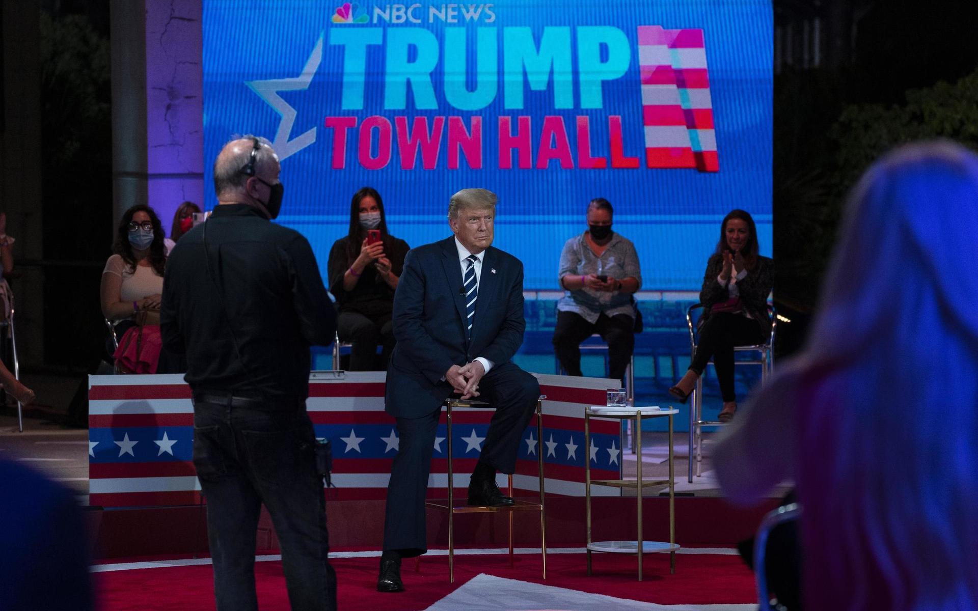 Donald Trumps utfrågning skedde i tv-kanalen NBC.