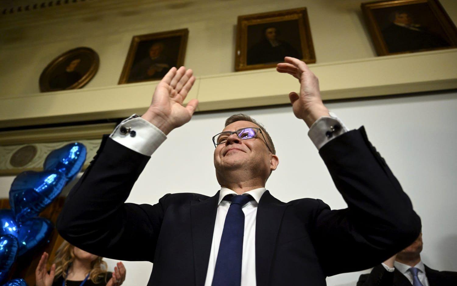 Samlingspartiets Petteri Orpo kan lyckas med att bilda regering med Sannfinländarna, Svenska folkpartiet och Kristdemokraterna, tror Göran Djupsund, professor emeritus vid Åbo Akademi. Arkivbild.