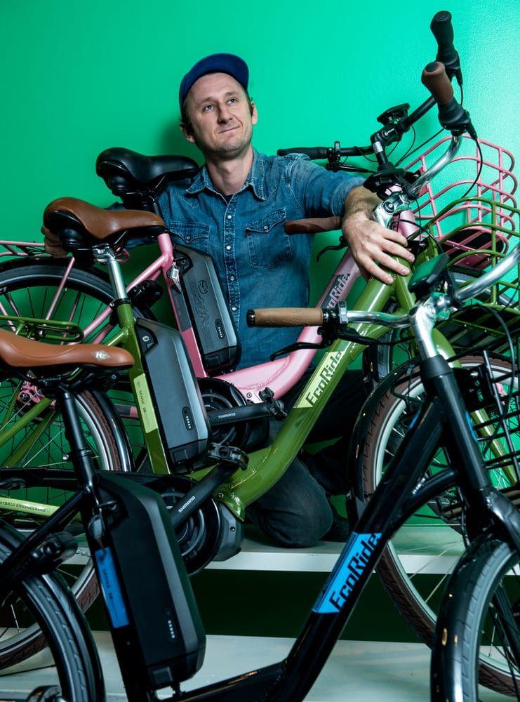 Martin Walleräng är i Kina 9-10 månader om året, där cyklarna produceras. Foto: Anders Hofgren