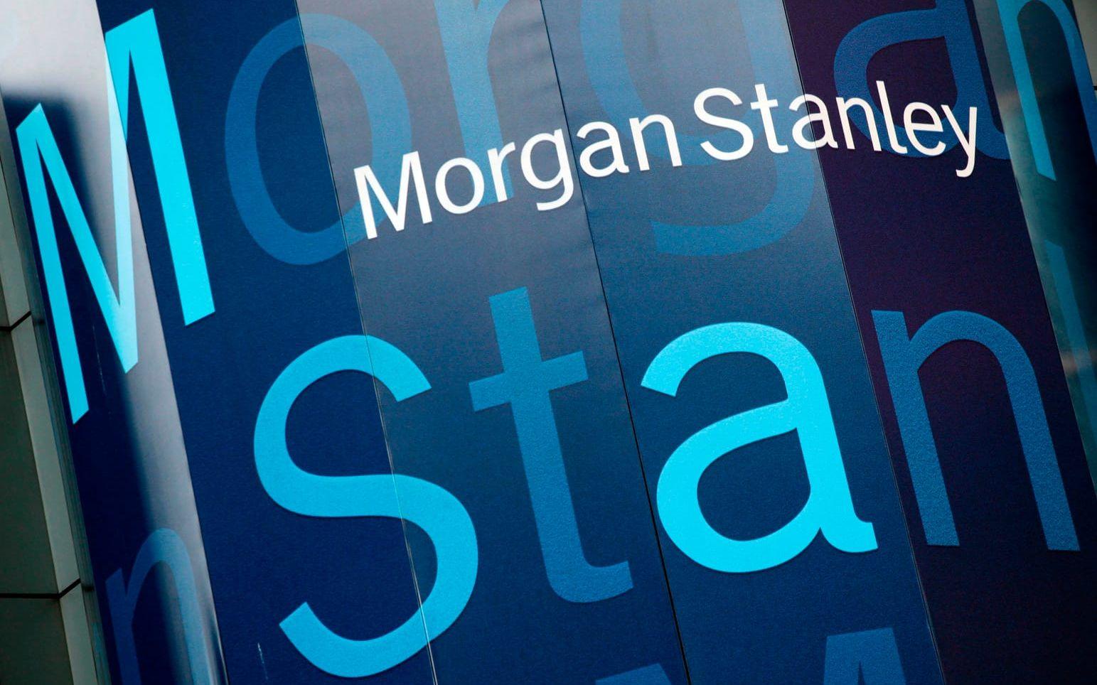 Investmentbjässen Morgan Stanley justerar ränteprognosen. Arkivbild