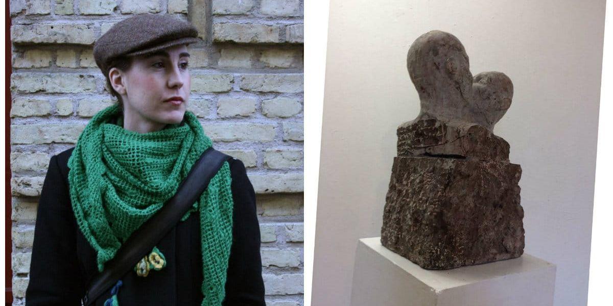 Karin Brygger besöker konstutställningen På väg, med Liz Carina Karlssons blandning av skulptur, målningar och teckningar.