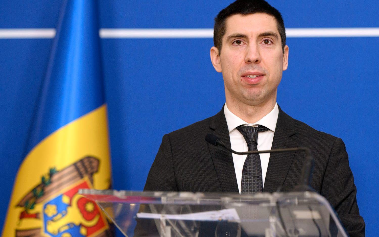 Moldaviens utrikesminister Mihai Popsoi kritiserar ryska vallokaler i utbrytarregionen Transnistrien. Arkivbild.