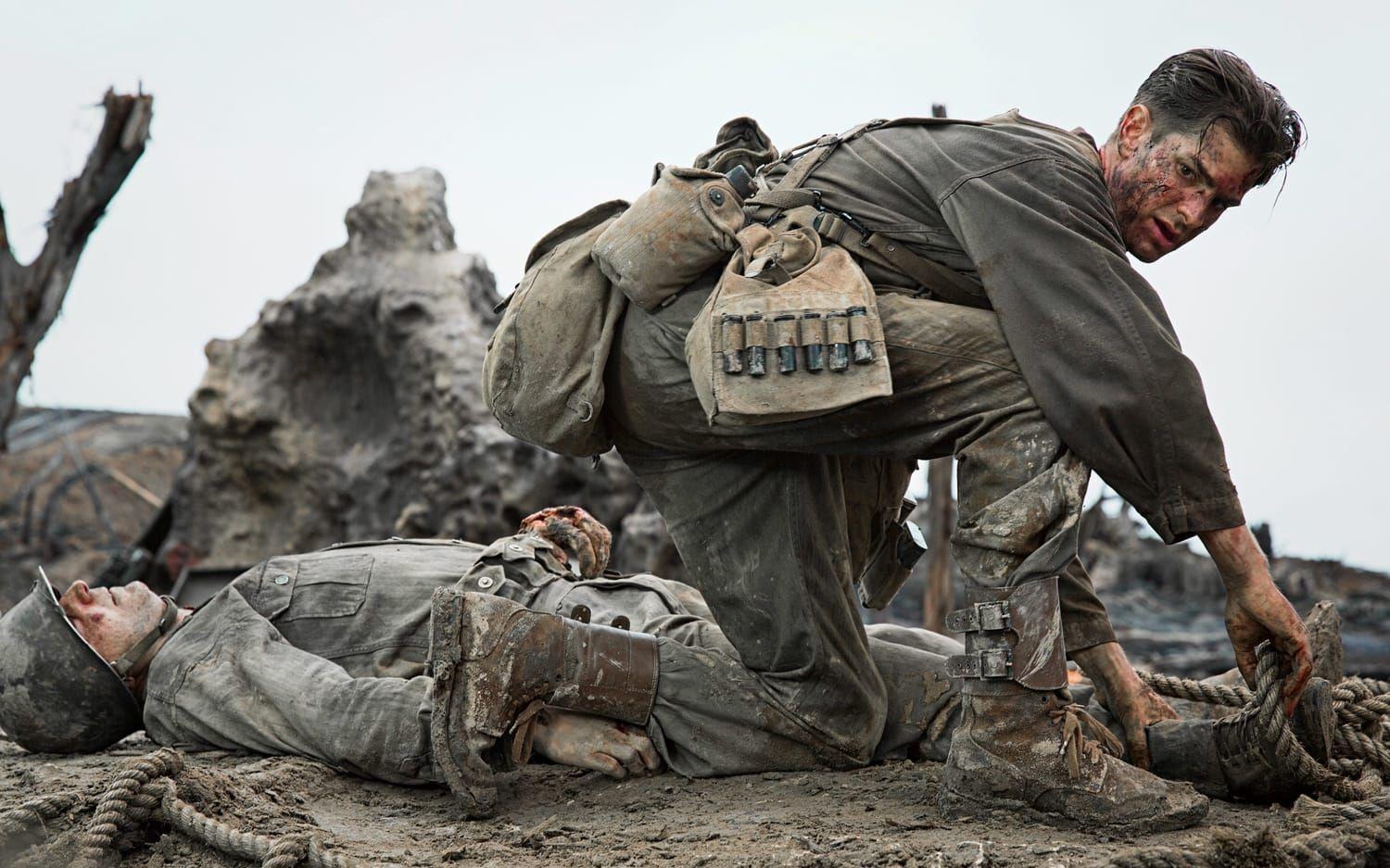 Andrew Garfield som soldaten Desmond Doss.