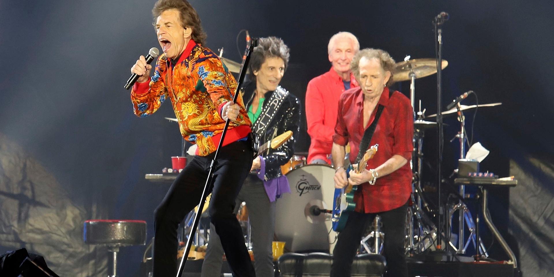 Mick Jagger, Ronnie Wood, Charlie Watts och Keith Richards är redo att ge sig ut på turné igen. Den 26 september inleds deras uppskjutna USA-turné. Arkivbild.