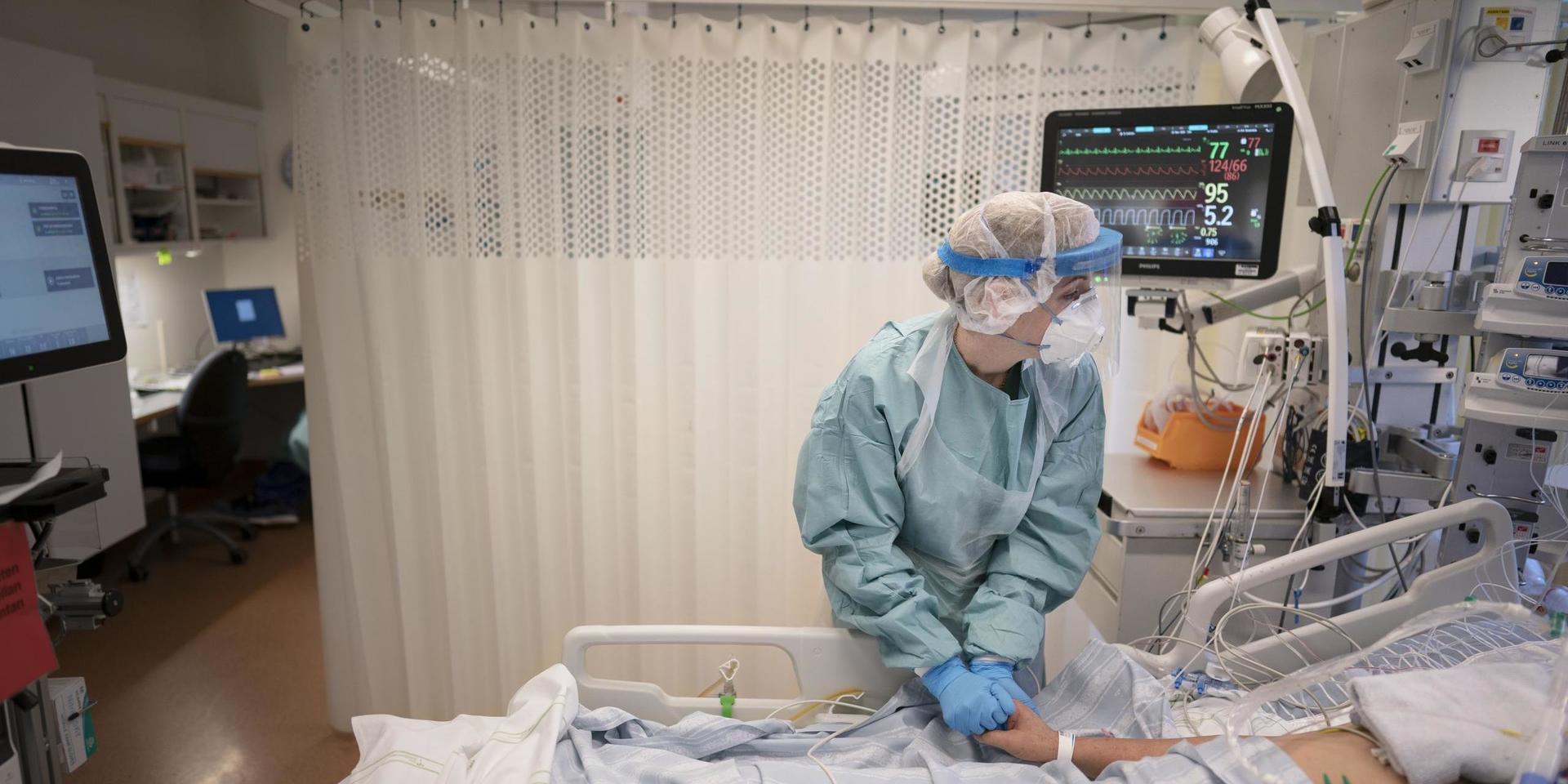 På iva-avdelningen på Östra Sjukhuset vårdas några av de allvarligast drabbade covid-patienterna.
