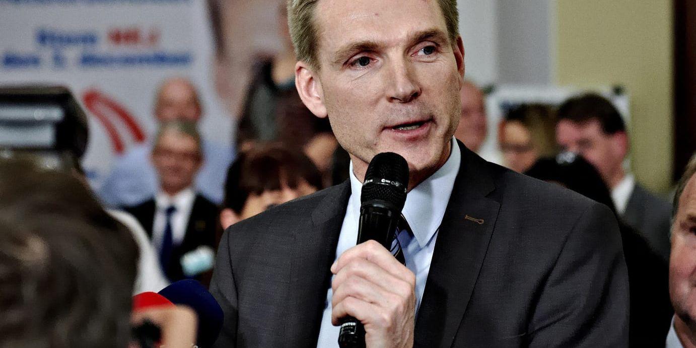 Dansk Folkepartis partiledare Kristian Thulesen Dahl. Arkivbild från 2015.