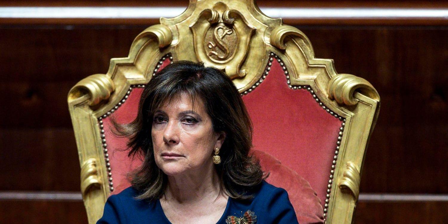 Talmannen i den italienska senaten, Maria Casellati.