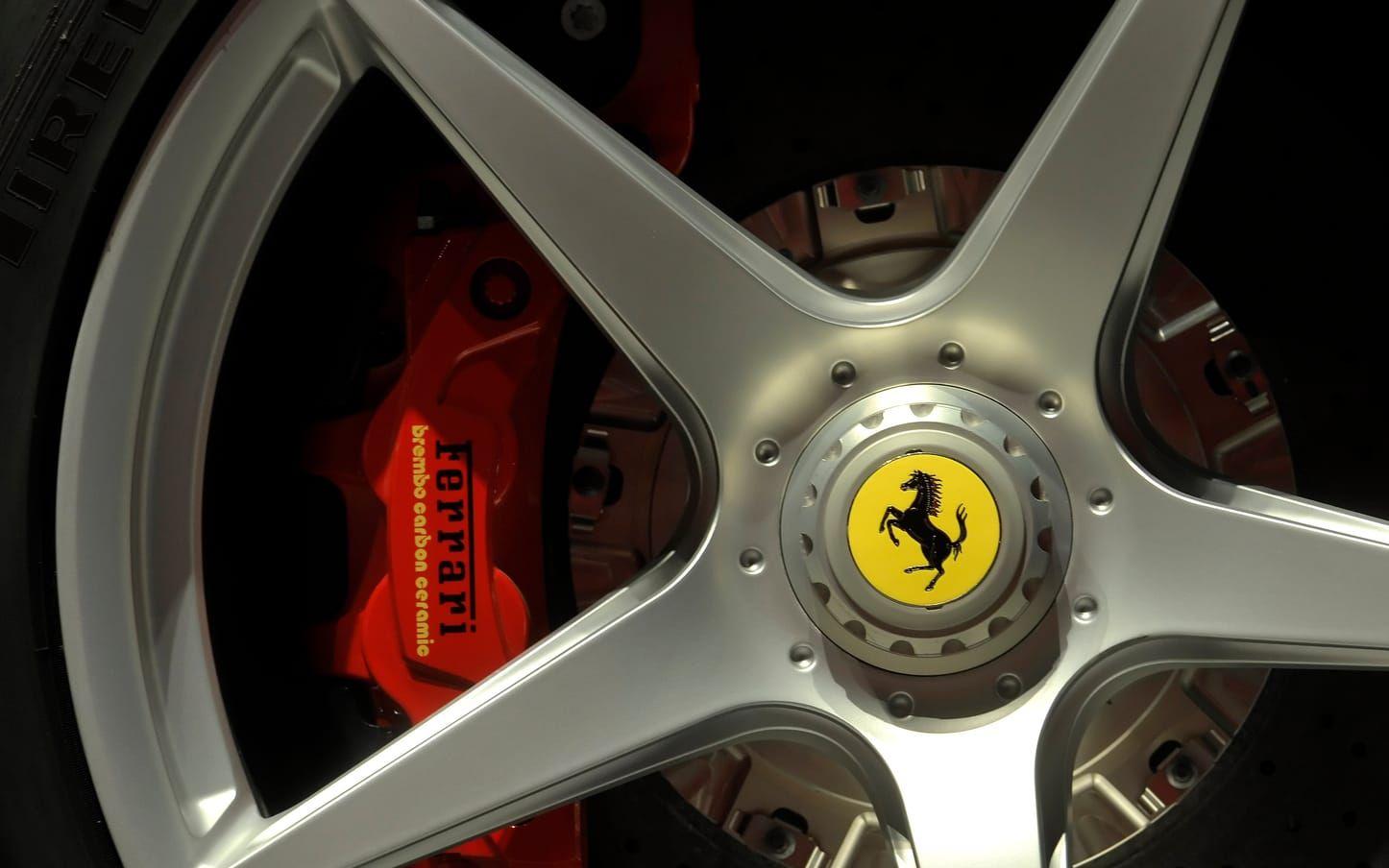 Kvartalssiffror från Ferrari. Arkivbild