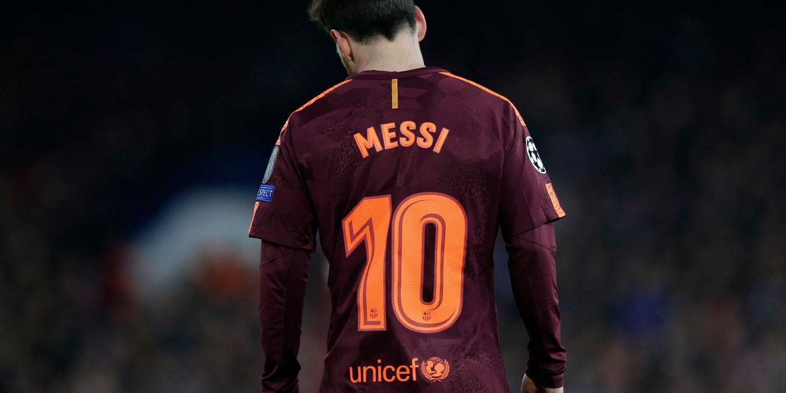 Lionel Messi gjorde Barcelonas mål. Arkivbild.