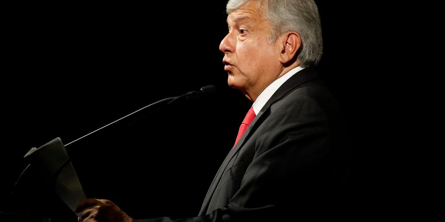 Andrés Manuel López Obrador gillar inte flygplatsbygget.