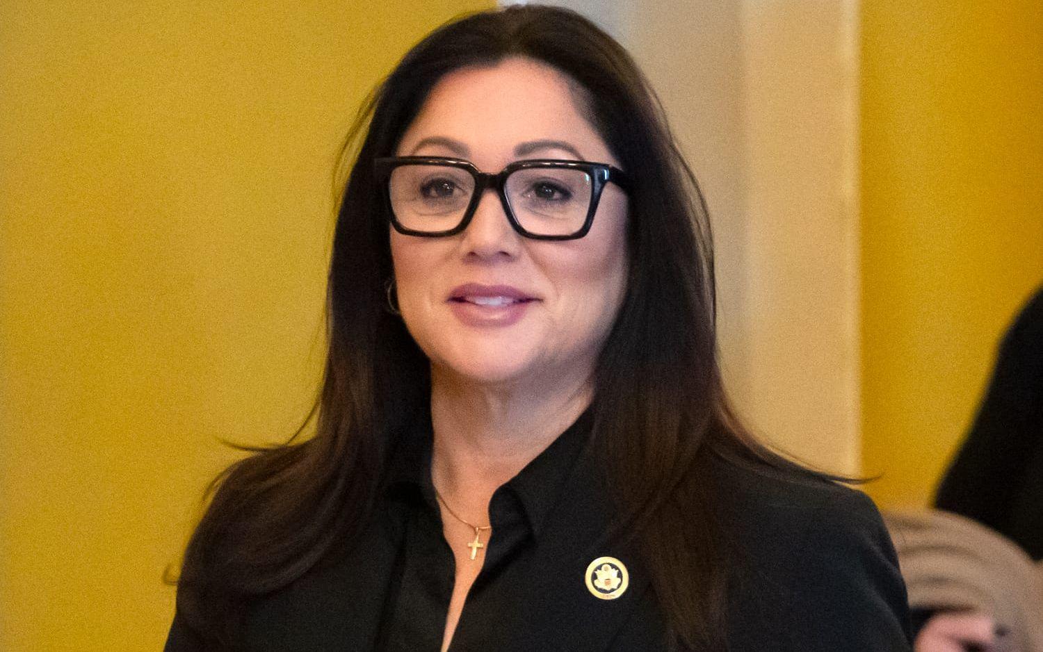 Lori Chavez-DeRemer lämnar jobbet som arbetsmarknadsminister i president Donald Trumps regering. Arkivbild.