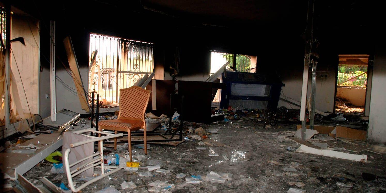 Vid attacken mot USA:s konsulat i Benghazi dödades fyra personer. Arkivbild.