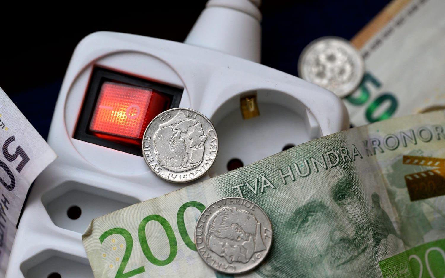 Elpriset rusar. Arkivbild.