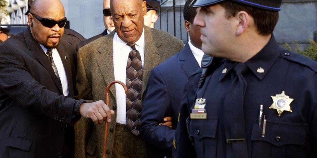 Amerikanske komikern Bill Cosby, 78, infann sig vid domstolen i Norristown på tisdagen.