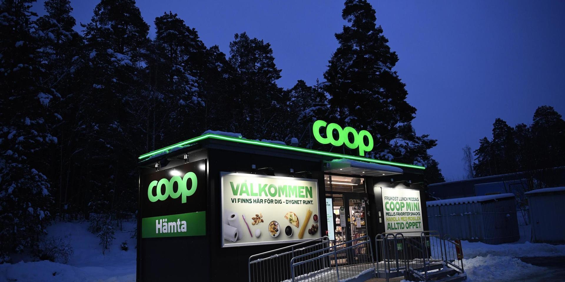 I Sätra utanför Gävle finns Coops första obemannade butik, Coop Mini.
