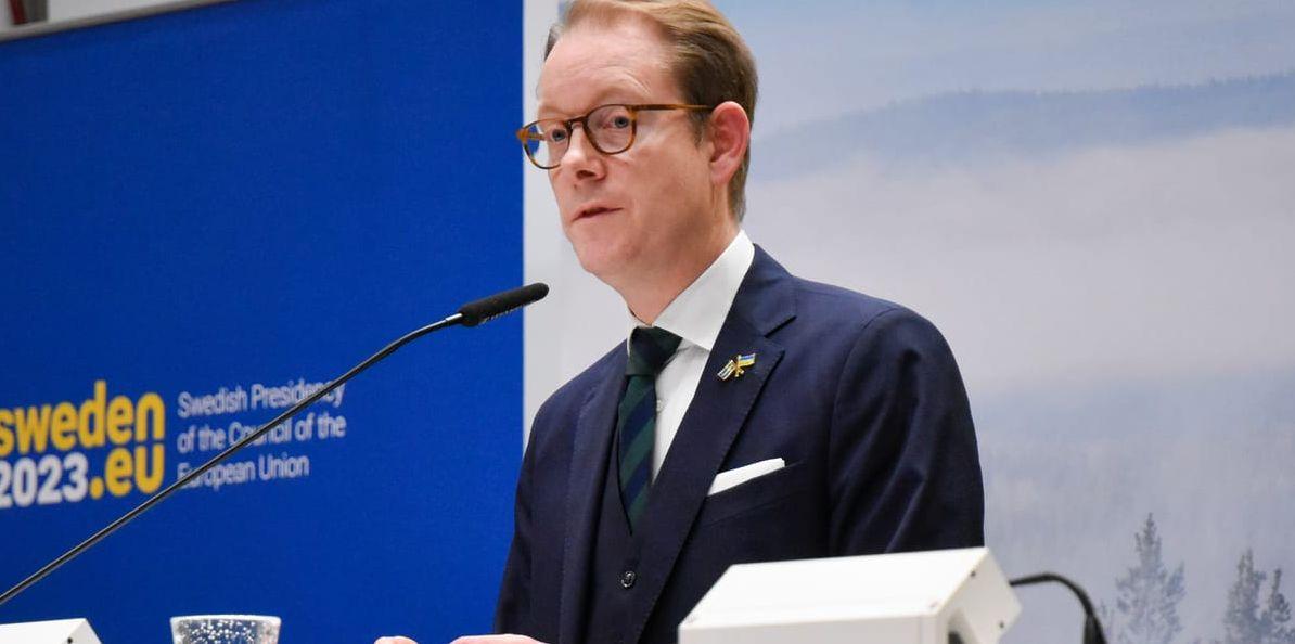 Utrikesminister Tobias Billström (M) 