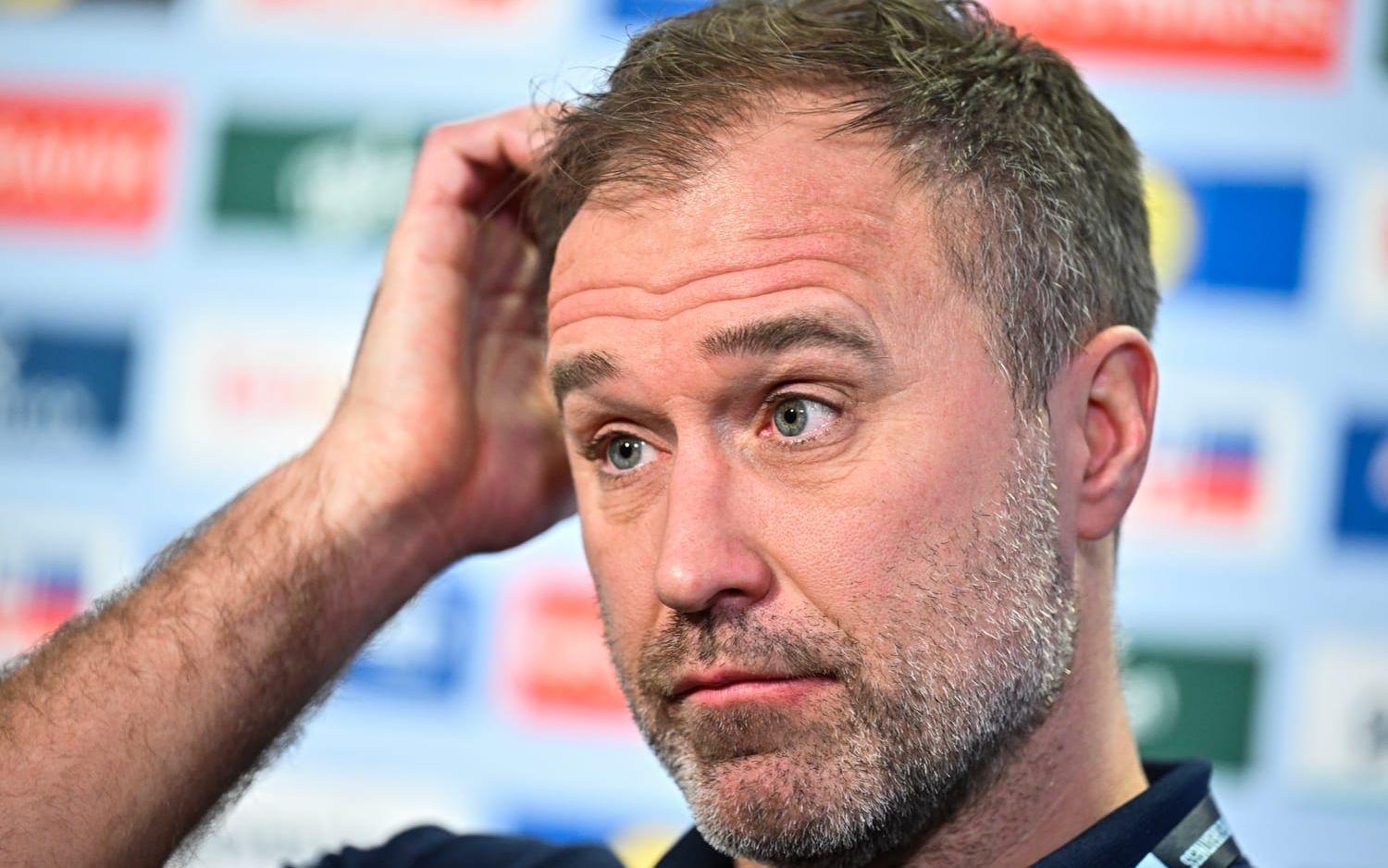 Sveriges förbundskapten Michael Apelgren. Arkivbild.