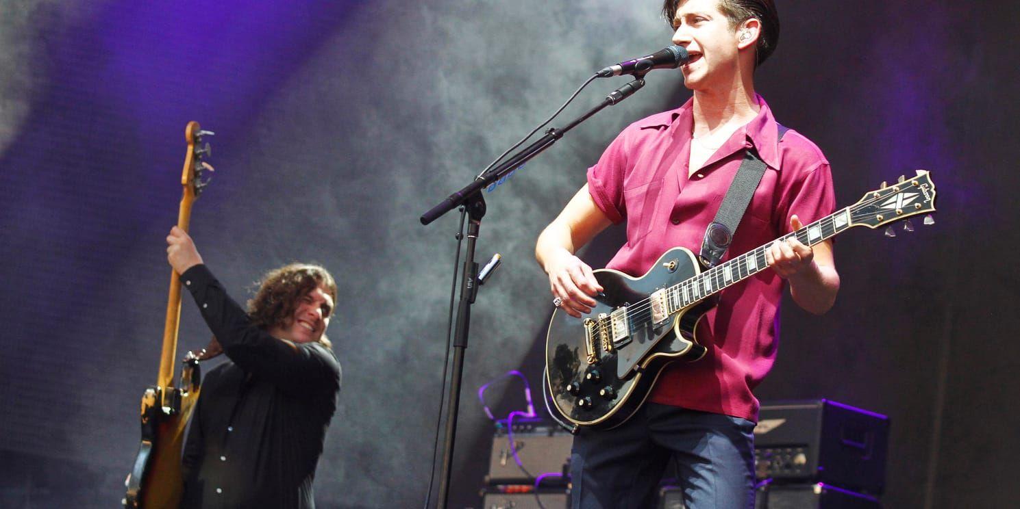 Det brittiska bandet Arctic Monkeys är det näst mest nominerade bandet till musikpriset Mercury Prize hittills. Arkivbild.