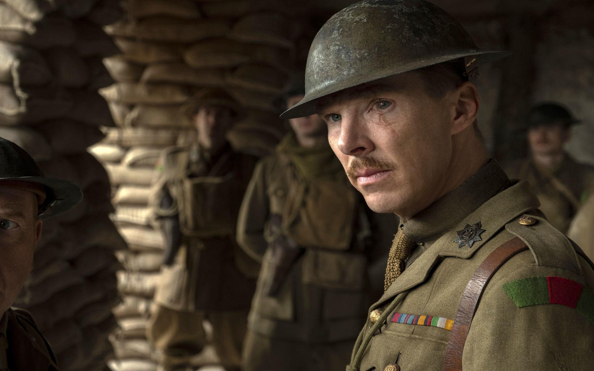 Benedict Cumberbatch i rollen som överste Mackenzie i en scen ur Sam Mendes nya storfilm &quot;1917&quot;.
