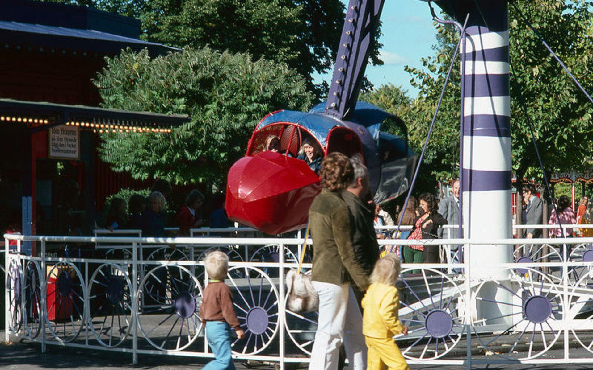 Den populära Svingoplan, senare Swing-o-plane, fanns på Liseberg till 1982.