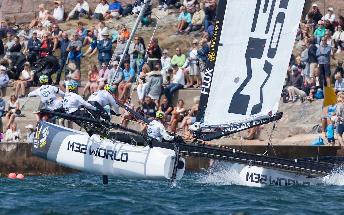 Ser utmaningen. "Det är en svår plats att segla på med byiga vindar och strömmar", menar Williams som återvänder till Marstrand. Foto: Pressbild