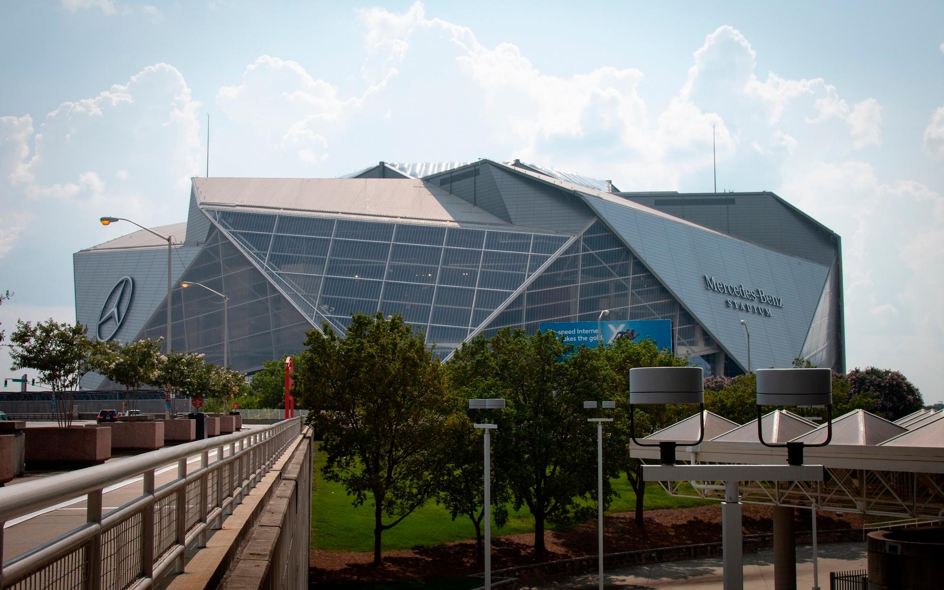 Den här gången har världsstjärnan flyttat in i väldiga Mercedes-Benz Stadium.