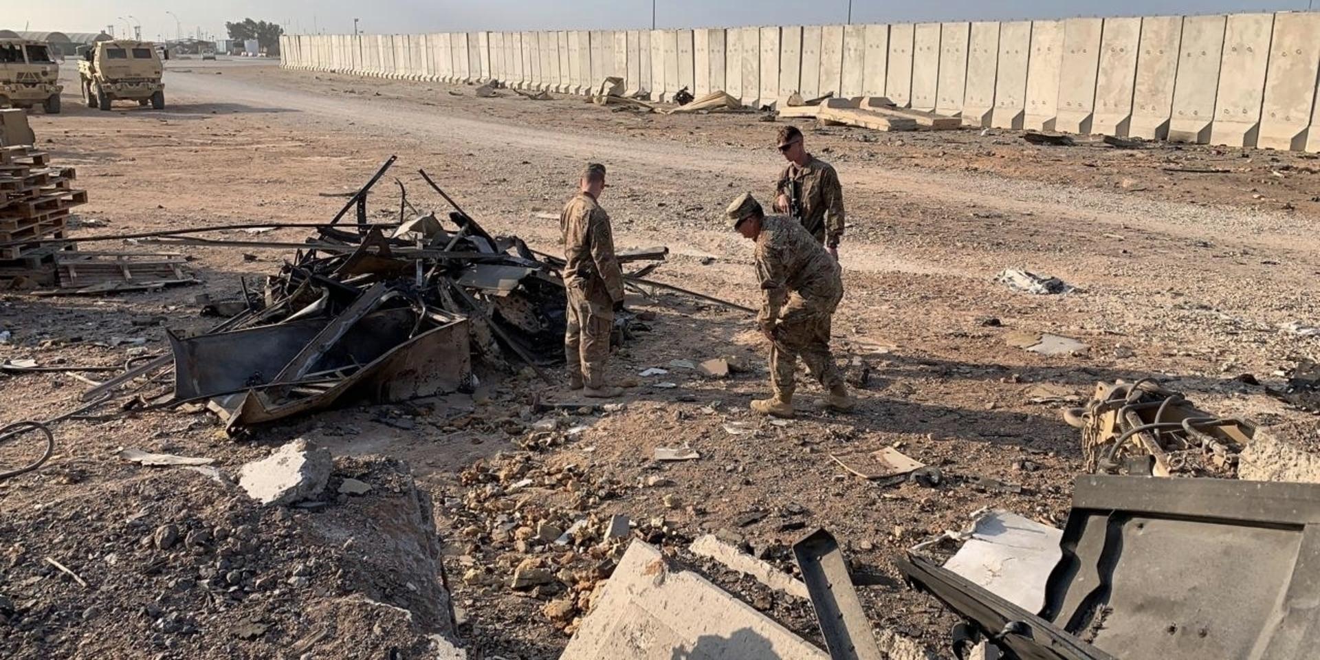 110 amerikanska soldater skadades då Iran anföll en militärbas i Irak den 8 januari. 