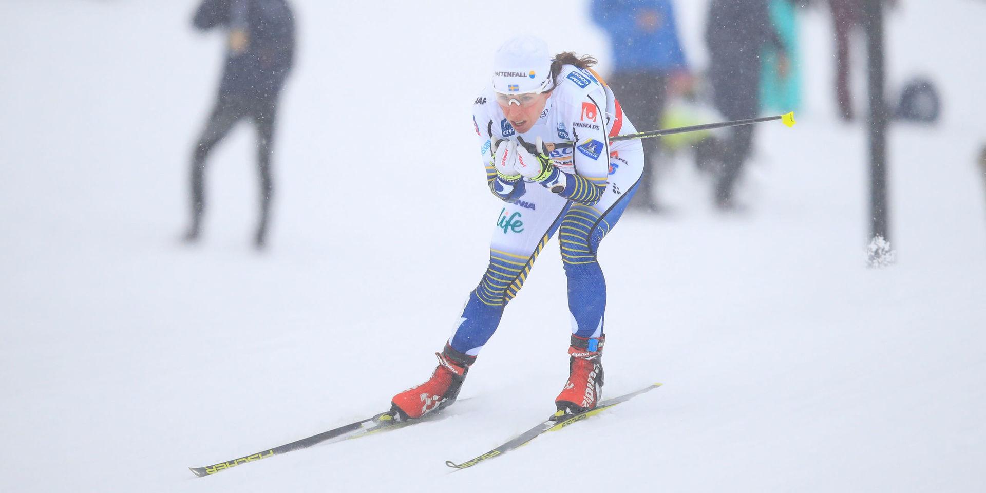 Charlotte Kalla, en av de bästa svenska skidåkarna genom tiderna.  Foto: Stian Lysberg Solum/NTB Scanpix