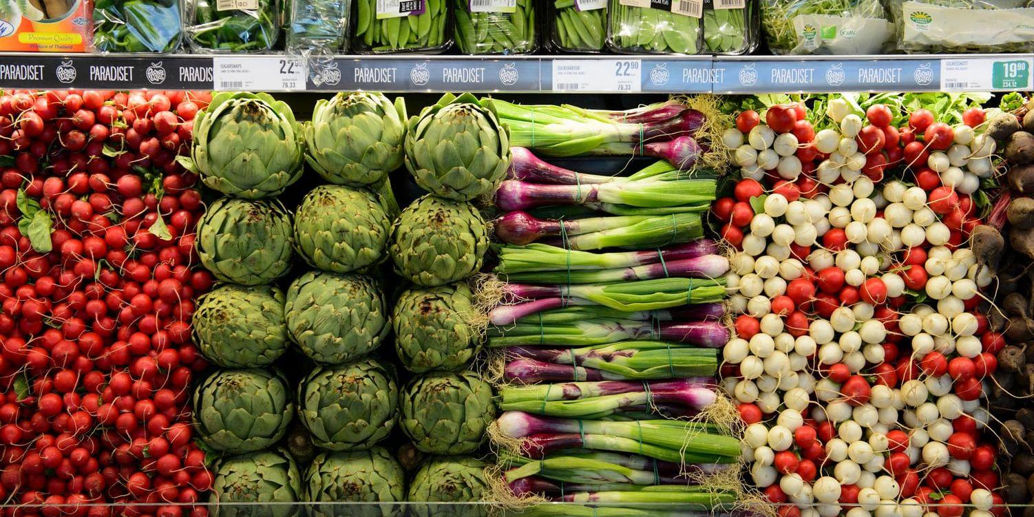 Ekologiska grönsaker kanske inte är fullt så klimatsmarta som du tror. Arkivbild.