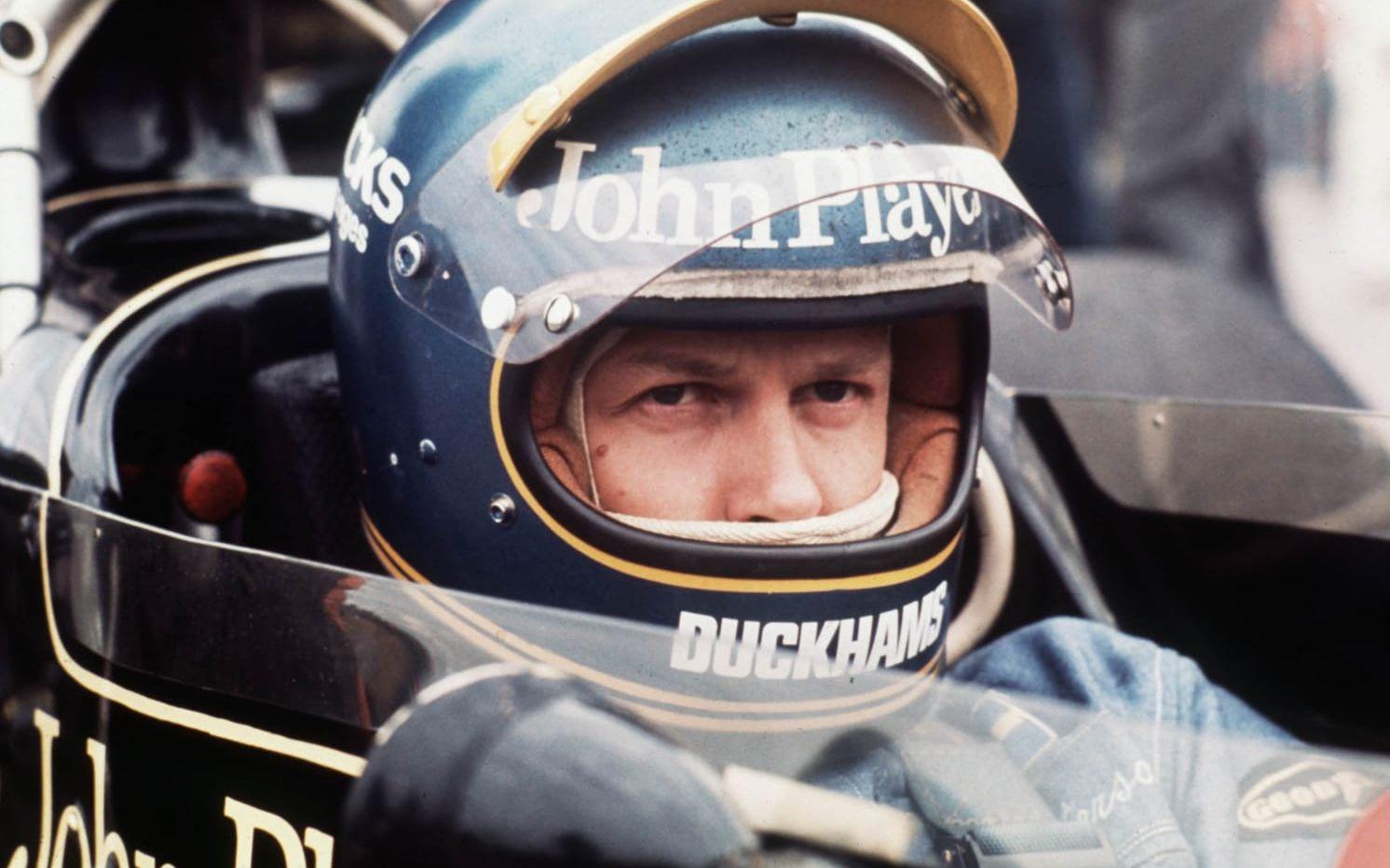 När många tänker tillbaka på Ronnie Peterson tänker man även på tobaksföretaget John Player som sponsrade svensken. Bild:TT