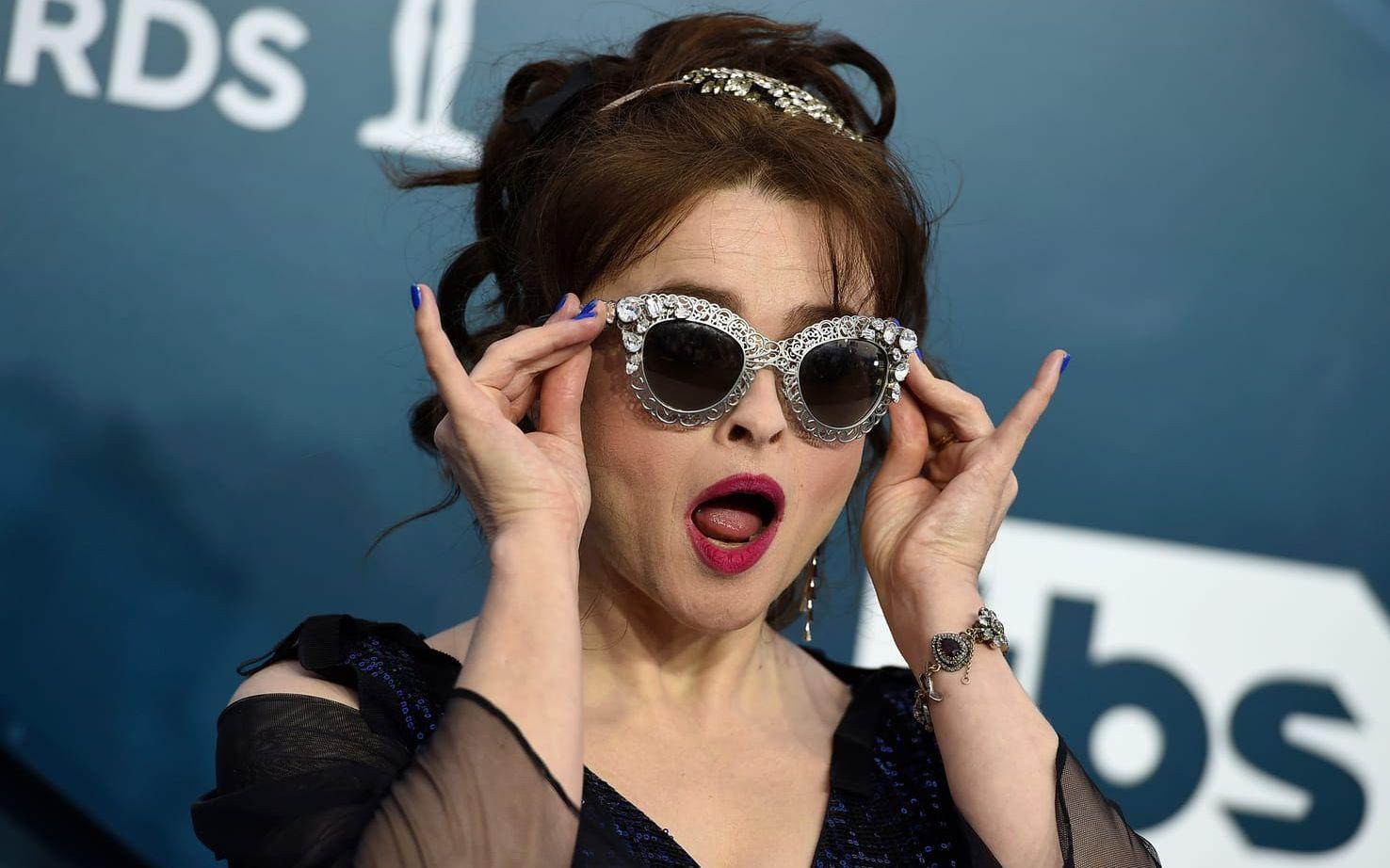 Helena Bonham Carter drar sig ur inspelningen av den nya säsongen av succéserien "The White Lotus". Arkivbild. 