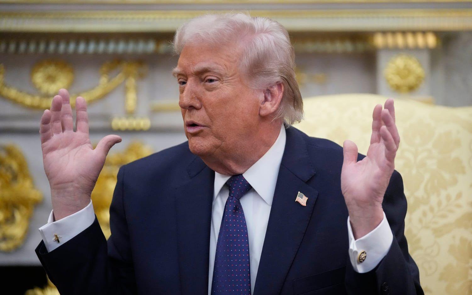 USA:s president Donald Trump. Arkivbild.