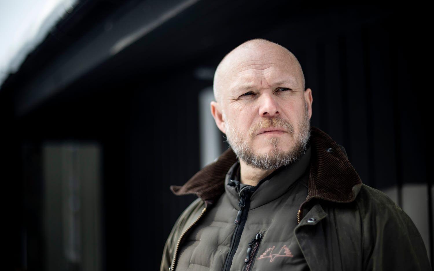 Johan är en av en krympande skara frivilliga som är kvar i Ukraina. Arkivbild.