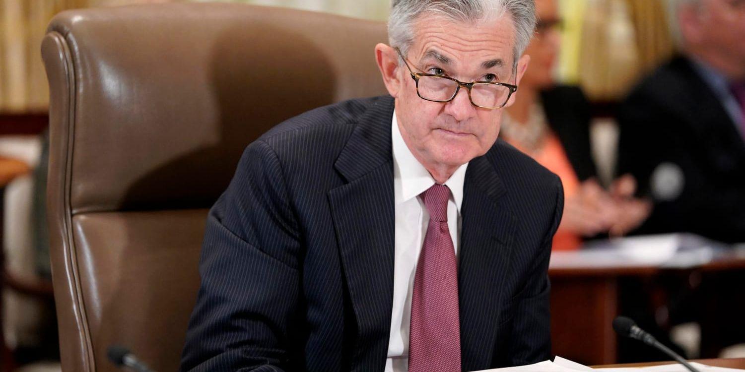 Federal Reserves chef Jerome Powell. Arkivbild.