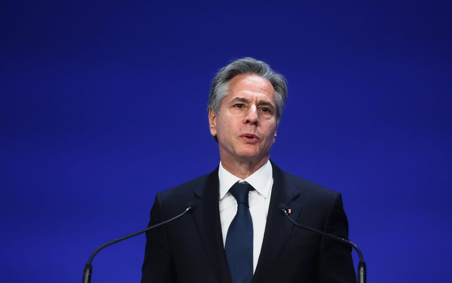 USA:s utrikesminister Antony Blinken anser att den auktoritära makten i Kreml är sargad. Arkivbild.