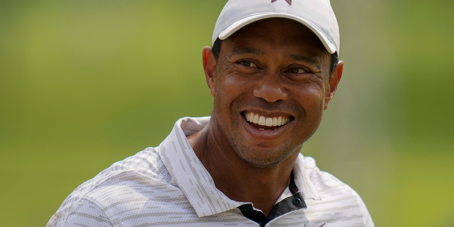 Tiger Woods gav kalla handen till den saudiska touren. 