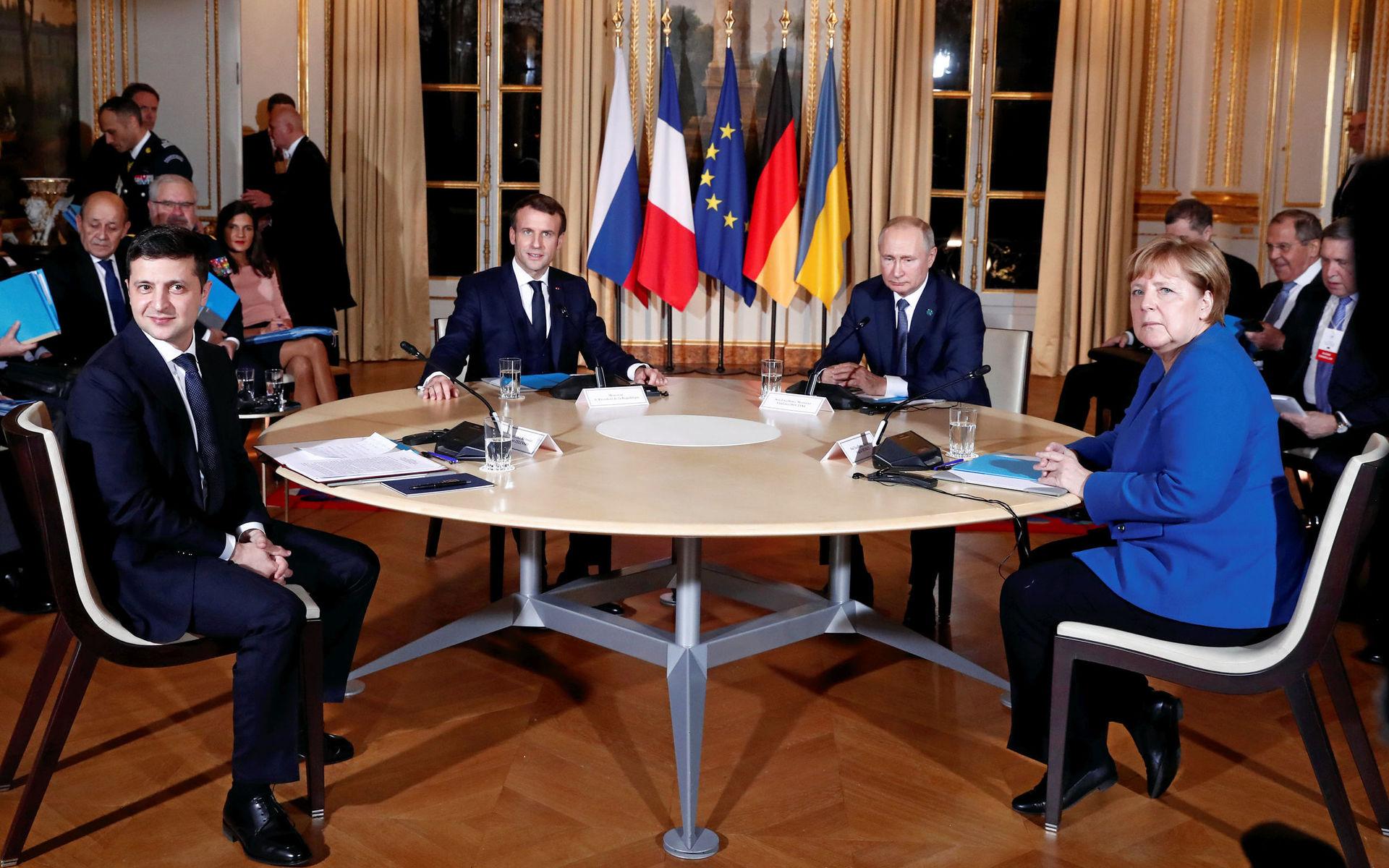 Kvartetten träffades i Paris för överläggningar.