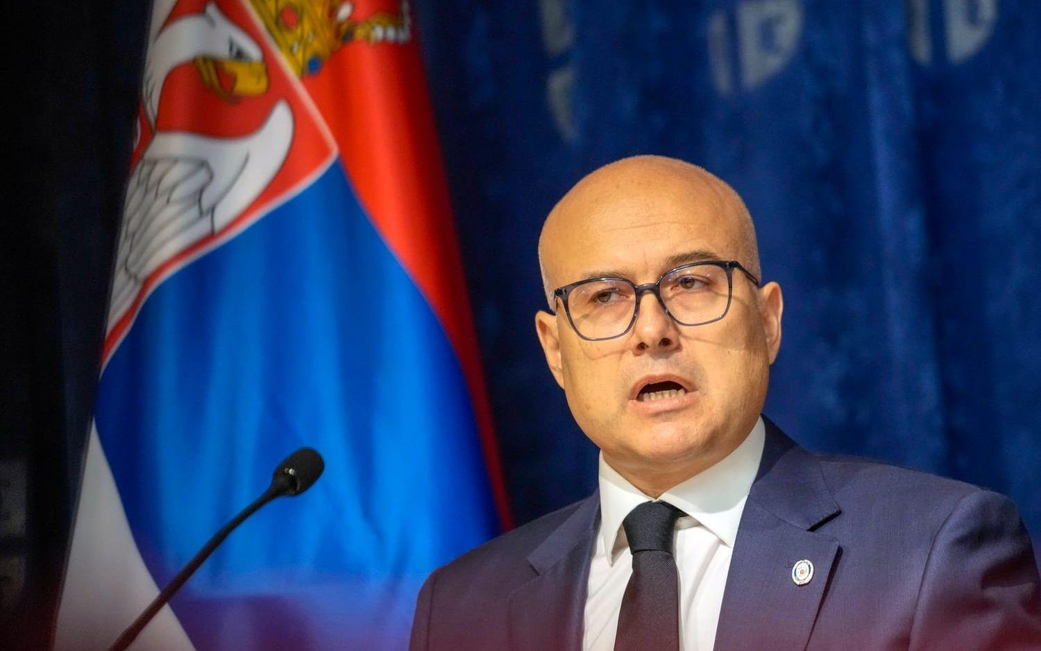 Serbiens före detta försvarsminister Milos Vucevic har valts som premiärminister. Arkivbild.