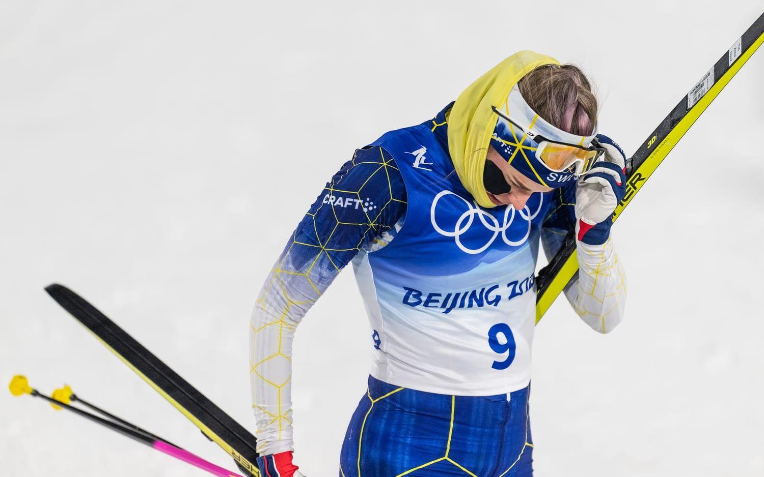 Anna Dyvik åkte ut redan i kvartsfinalen i OS-sprinten. 