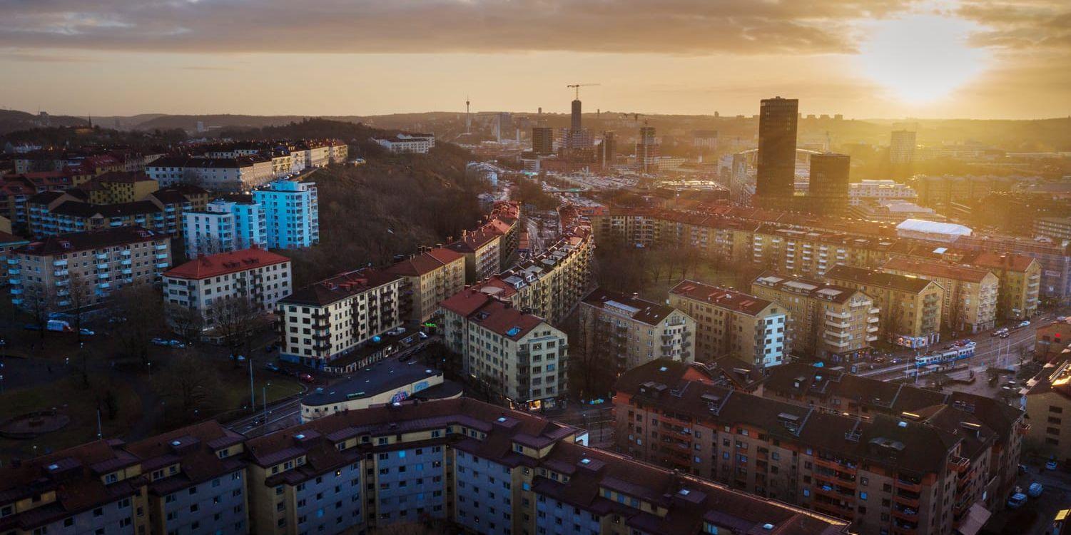 Översiktsbild av Göteborg. 