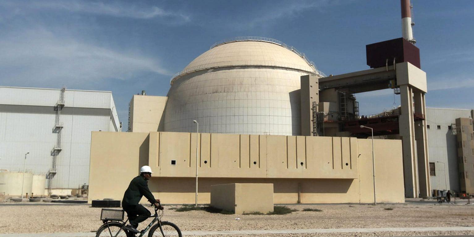 "Kärnenergiavtalet är inte ett mål, det är ett medel", säger Irans högste ledare ayatolla Ali Khamenei. På bilden syns en iransk kärnkraftsanläggning. Arkivbild.