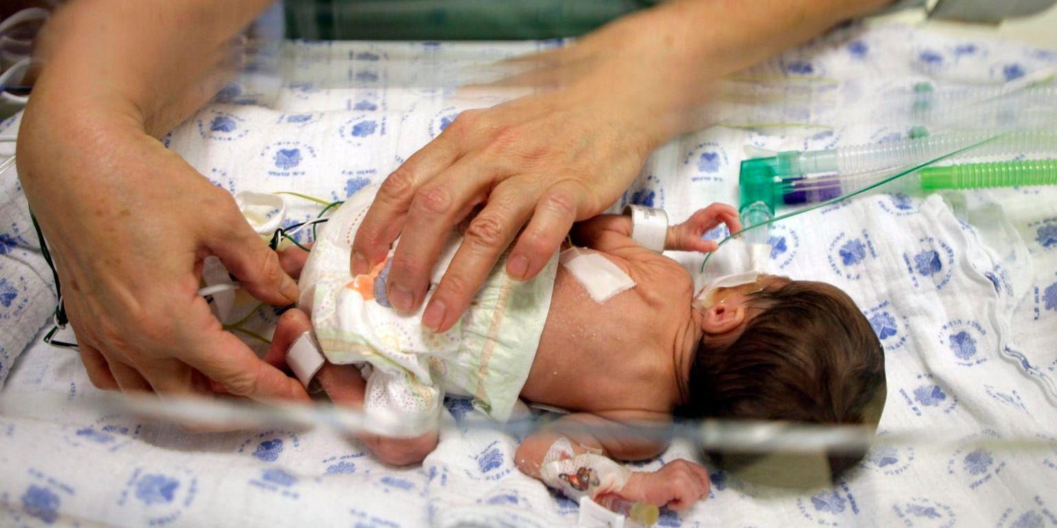 Barn som föds mycket för tidigt riskerar att få ögonsjukdomen Rop. Men en ny upptäckt gör att forskarna hoppas att färre ska drabbas. Arkivbild.