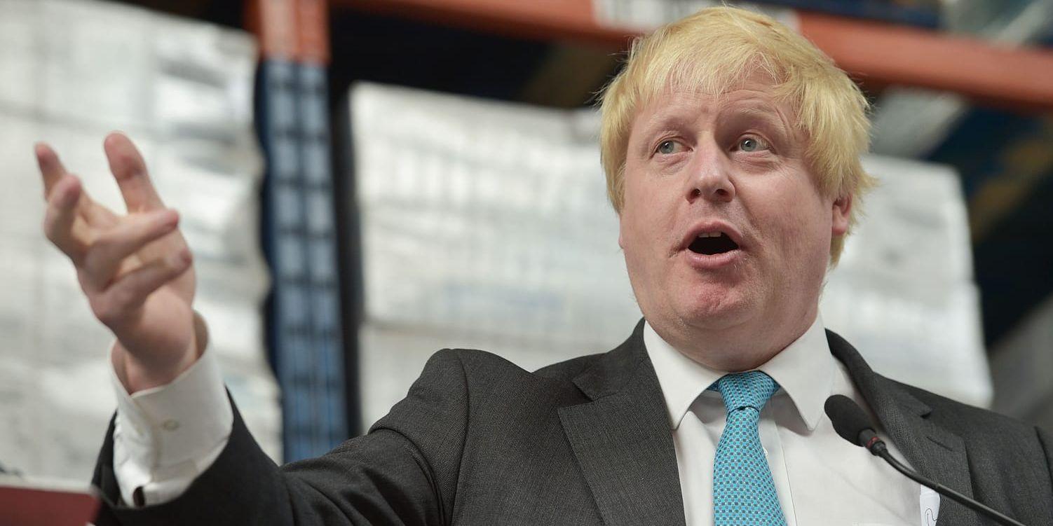 Den förre borgmästaren i London, Boris Johnson, är en av de pådrivande i kampanjen för att få britterna att rösta för ett EU-utträde.