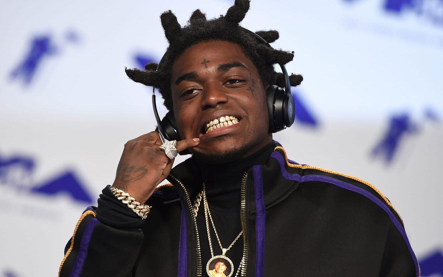 Rapparen Kodak Black på MTV Video Music Awards i Los Angeles 2017. Arkivbild.
