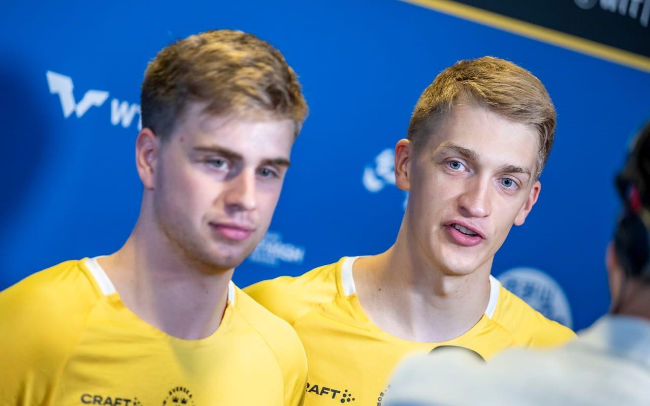 Truls Möregårdh och Anton Källberg. Arkivbild.
