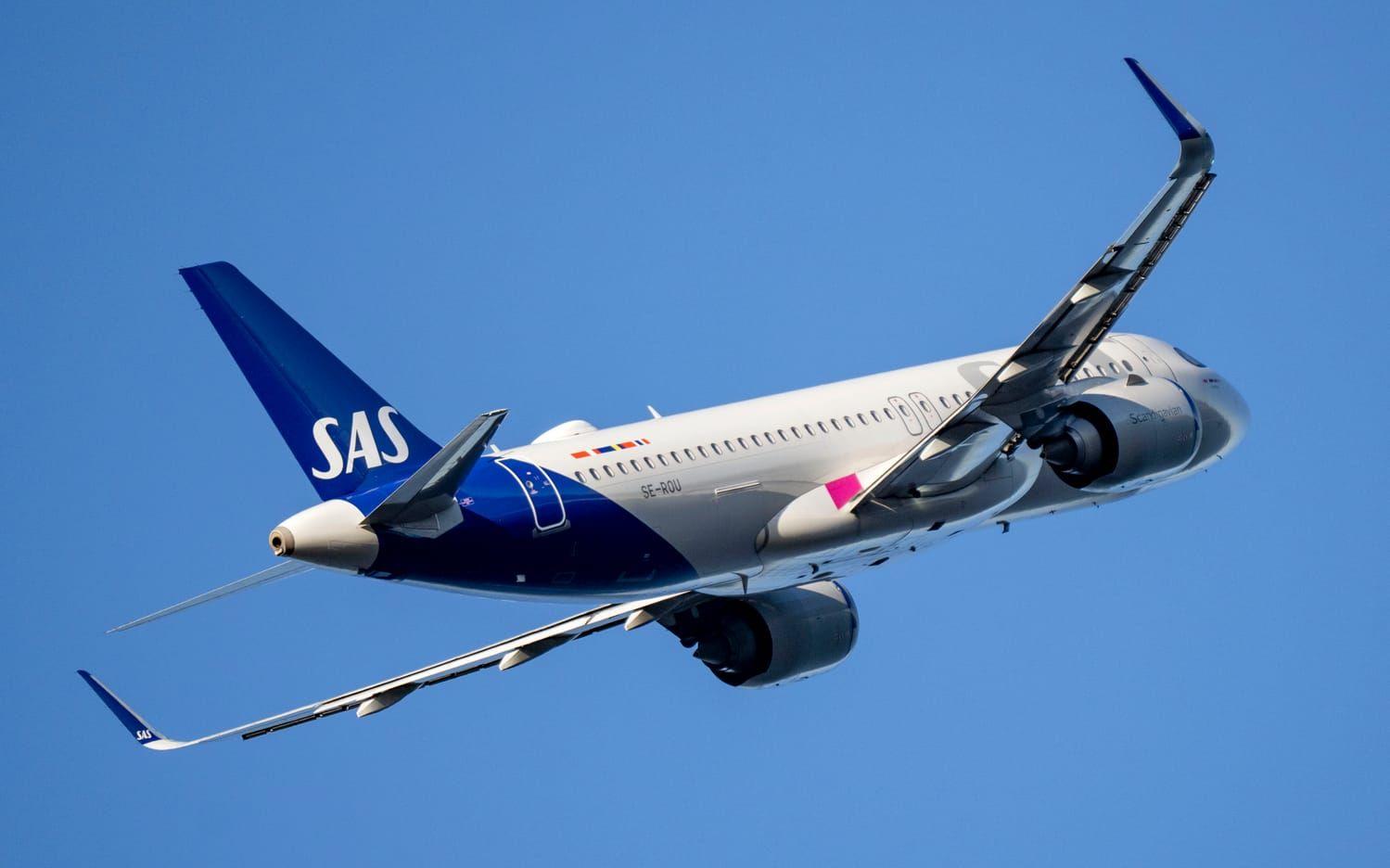 SAS ställer in avgångar. Arkivbild.