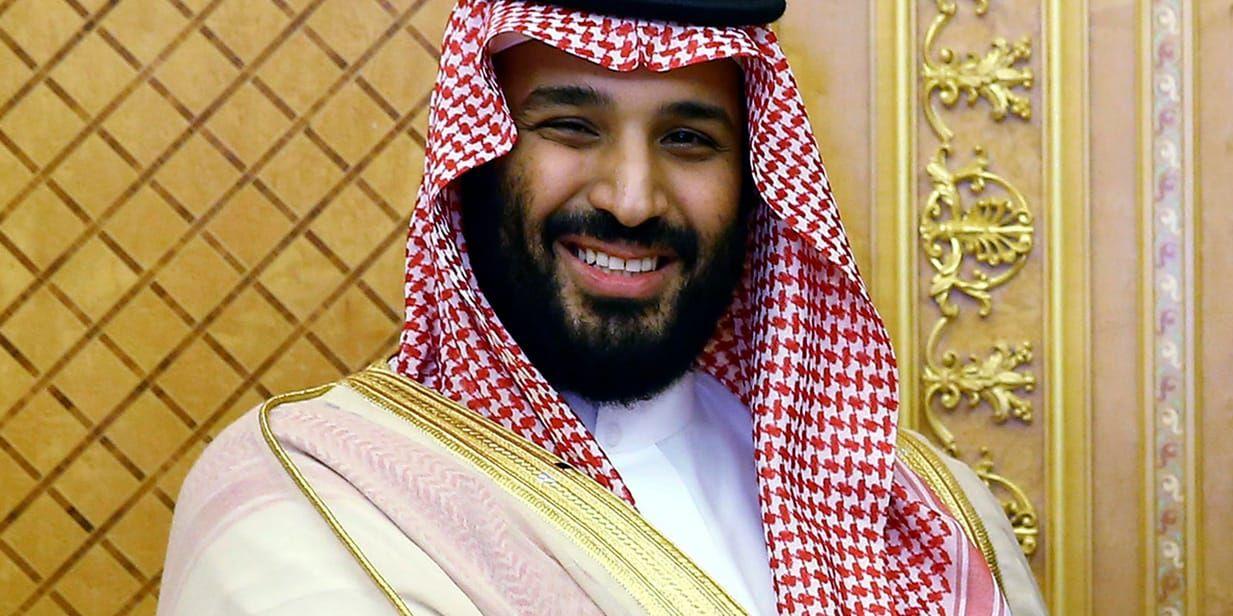 Saudiarabiens kronprins Mohammed bin Salman, allmänt känd som MBS. Arkivbild.