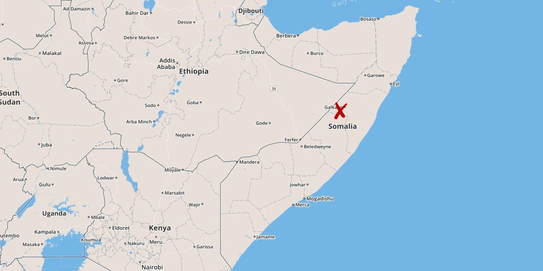 Somalia har under måndagen drabbats av två sprängdåd. Ett av dem skedde i staden Galkayo.