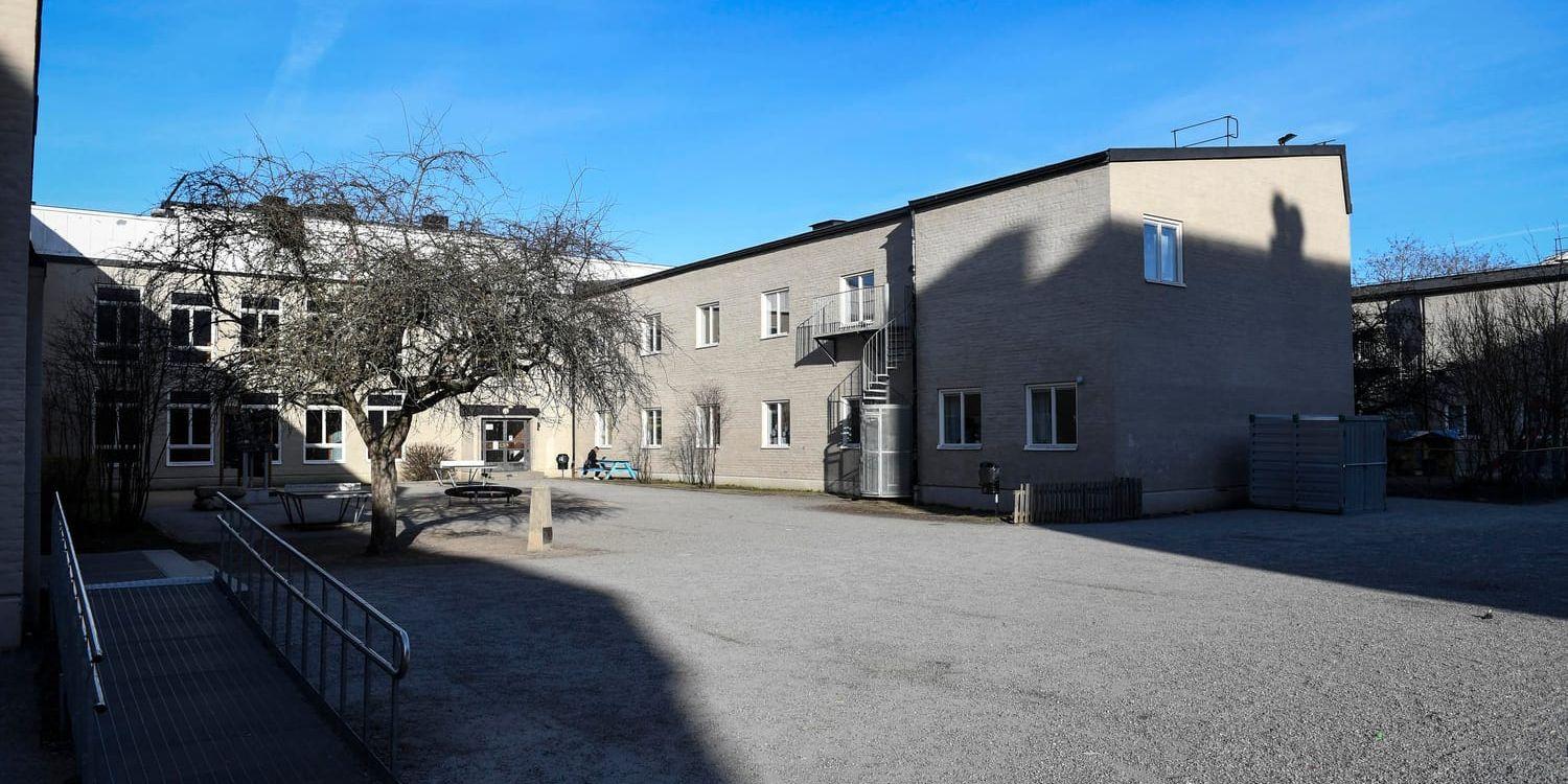 Den muslimska friskolan Al-Azharskolan i Vällingby i västra Stockholm. Arkivbild.